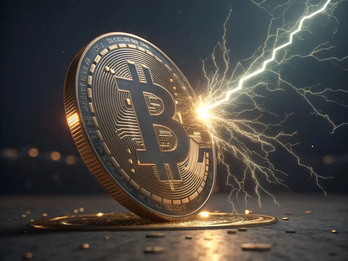Person analyzing crypto data or exploring blockchain platforms on a digital device