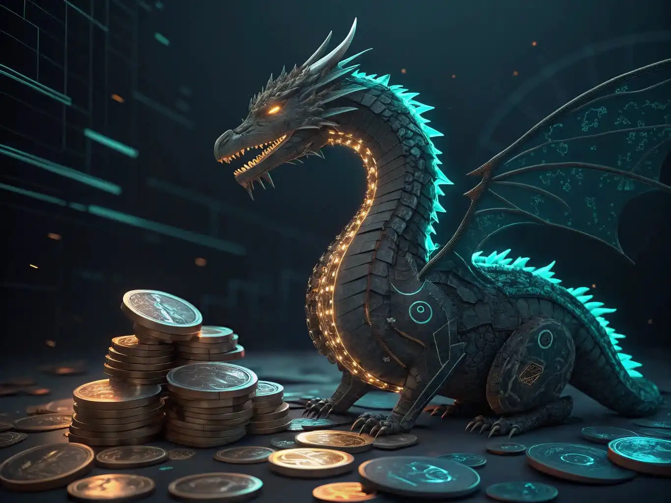 Person analyzing crypto data or exploring blockchain platforms on a digital device