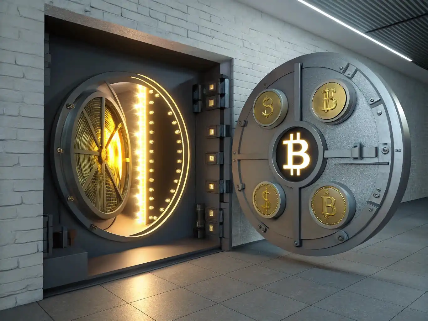 Person analyzing crypto data or exploring blockchain platforms on a digital device