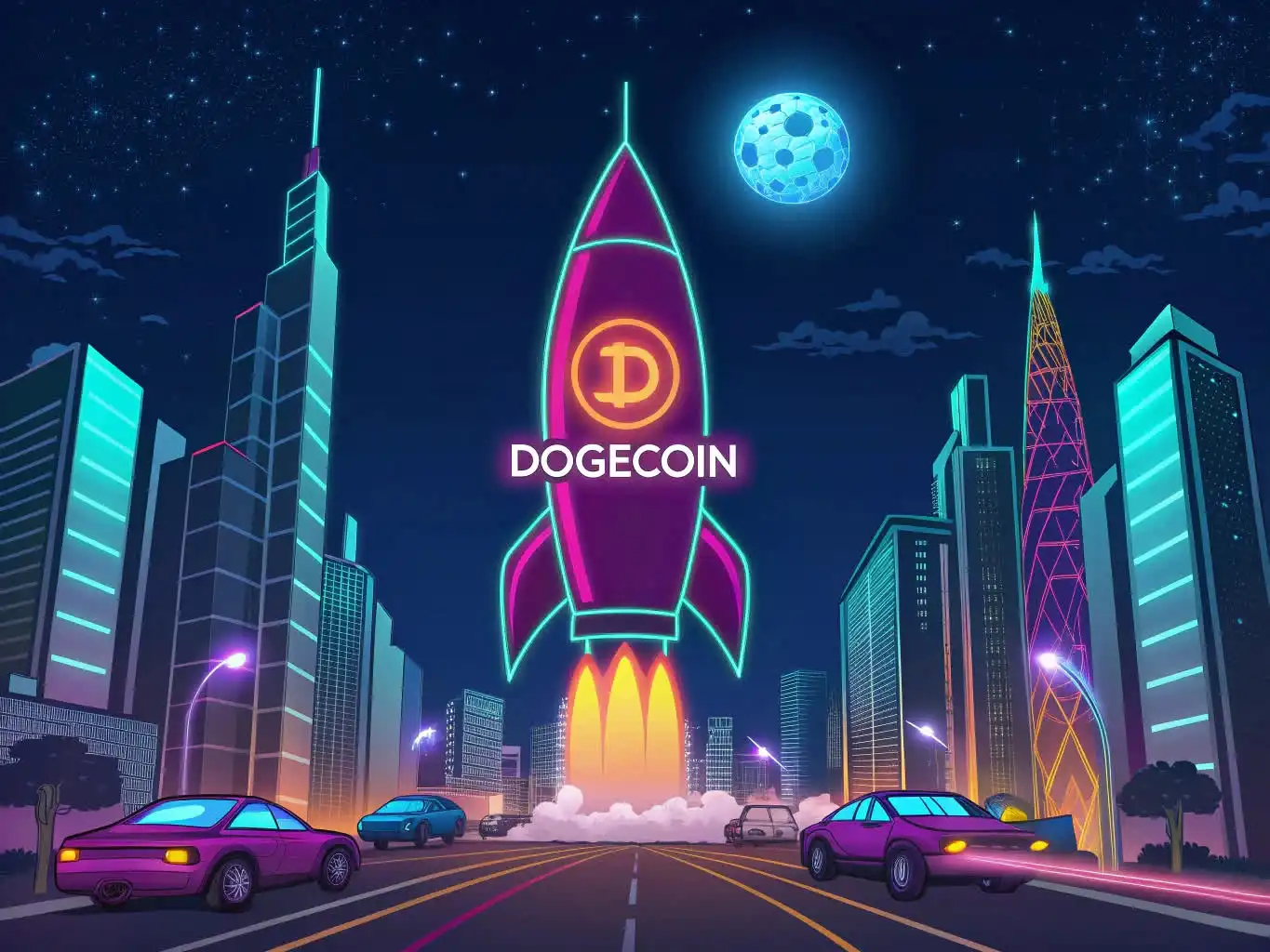 Person analyzing crypto data or exploring blockchain platforms on a digital device