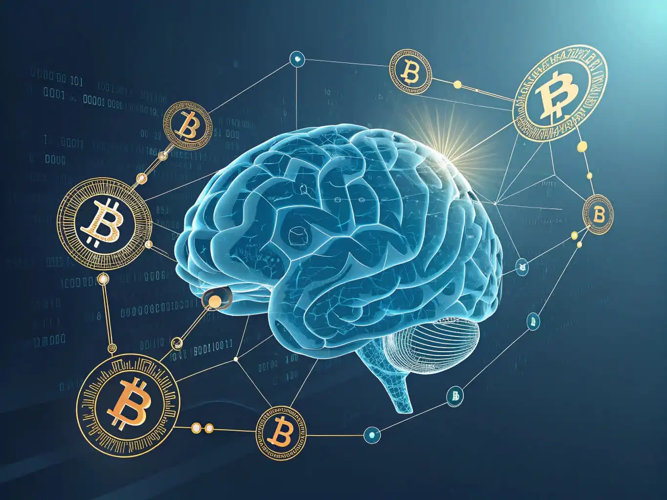 Person analyzing crypto data or exploring blockchain platforms on a digital device