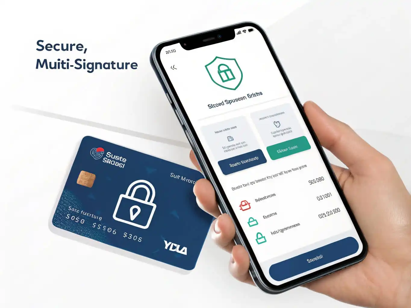 Person analyzing crypto data or exploring blockchain platforms on a digital device