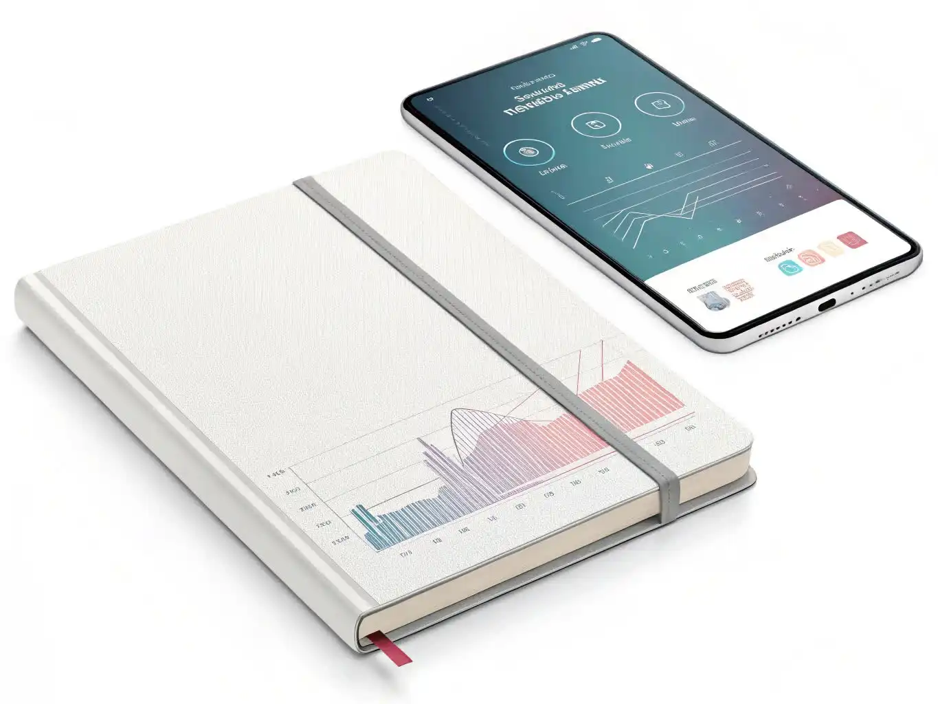 Person analyzing crypto data or exploring blockchain platforms on a digital device