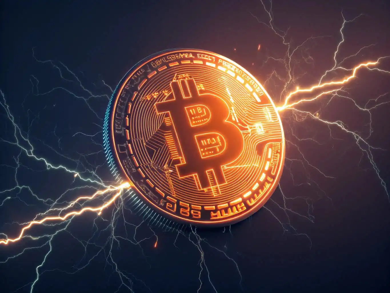 Person analyzing crypto data or exploring blockchain platforms on a digital device