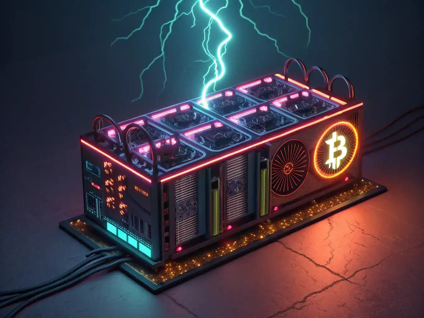 Person analyzing crypto data or exploring blockchain platforms on a digital device