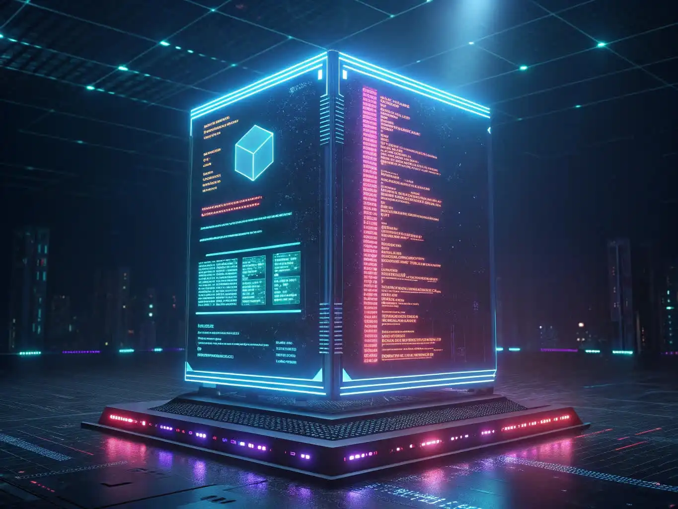 Person analyzing crypto data or exploring blockchain platforms on a digital device